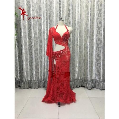 Bellydance oriental Belly Indian gypsy dance dancing costume costumes clothes bra belt chain scarf ring skirt dress set suit 188