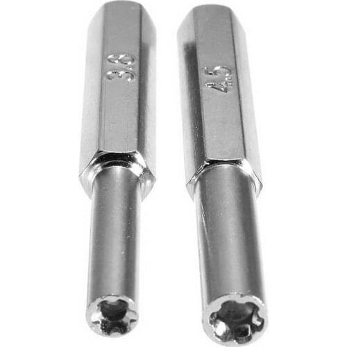 2 PCS New 3.8mm + 4.5mm Security Screwdriver Tool Bit Gamebit for Nintendo NES N64 Gameboy VHG03 P50