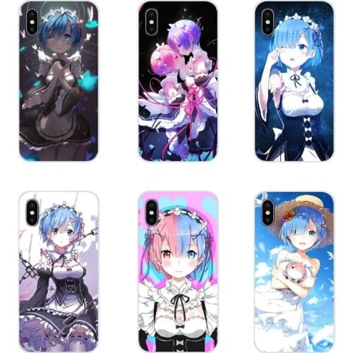 TPU Case Covers anime zero rem Luxury Unique Design For Xiaomi Mi4 Mi5 Mi5S Mi6 Mi A1 A2 5X 6X 8 9 Lite SE Pro Mi Max Mix 2 3 2S