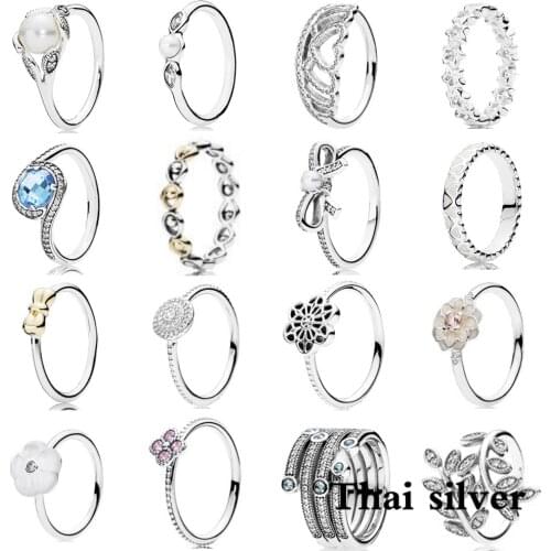 Женские серебряные кольца DERMSPE China At AliExpress