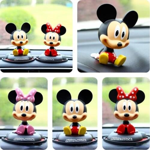 Disney Mickey Mouse Minnie Cartoon Decoration Cute Car Decoration Decoration Living Room Bedroom Decoration Decoration Toy Gift