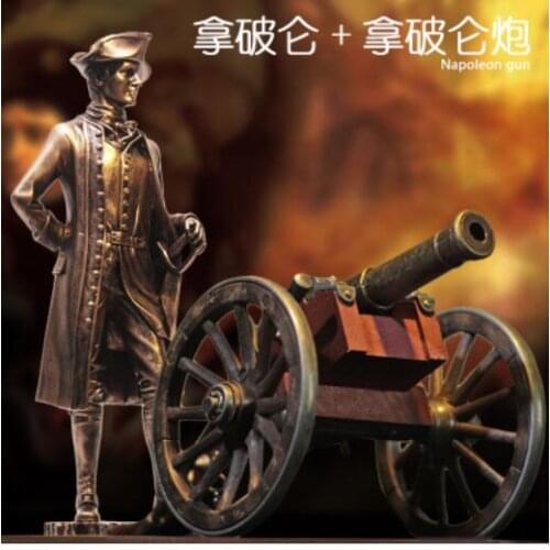 Ancient Greek mythological figures napoleon Cannon metal ornament mens figure Sculpture statue high-grade decoration products