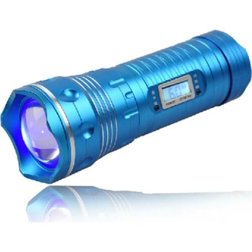 Night fishing light blue light fishing light 1000W super bright glare flashlight dual light source floor xenon lamp stand fishin