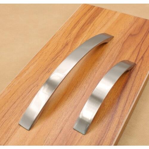JD Drawer Furniture Hardware Cabinet Handle Aluminum Alloy Modern 96mm Minimalist Brushed Double Role