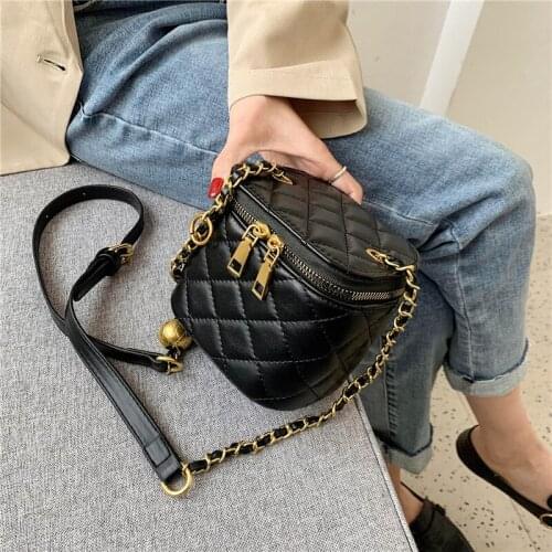 Small Bag Girl 2021 Popular New Fashion Diamond Chain Small Square Bag Purses and Handbags Designer High Quality Satchels