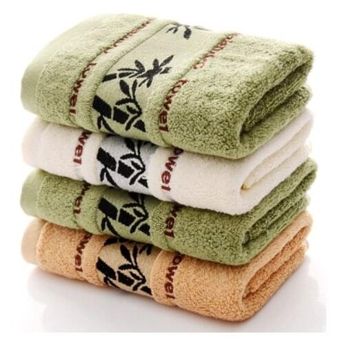4pcs 100% Bamboo Fiber Cotton soft absorbent adult household towel Travel Gym Sports Camping Swimming towel Face Towl 33x73cm
