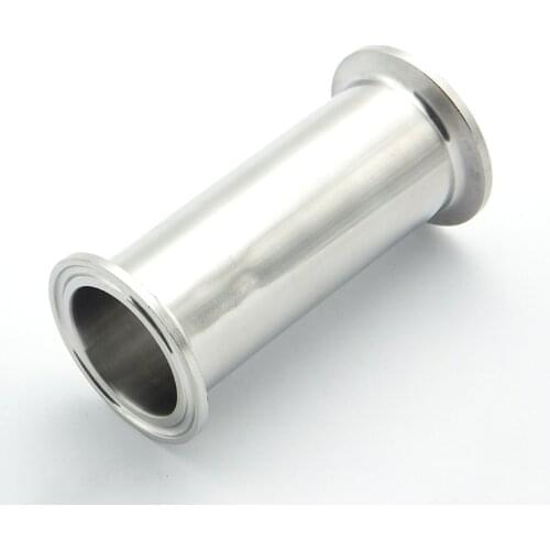 51mm OD 304 Stainless Steel Pipe Sanitary Spool Tube Length 152mm 6" For Homebrew Fit 2" Tri Clamp