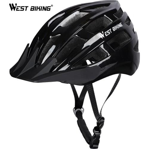 WEST BIKING Cycling Helmet MTB Road Outdoor Sport Safety Cap Adjustable Helmet Integrally-mold Ultralight Casco Bike Helmet