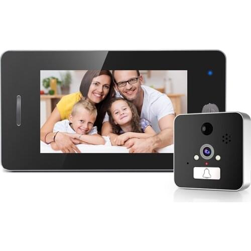 2MP 1080P 4.3 Inch Wifi Doorbell Motion Detection Visual Door Viewer Intercom Video Door Phone