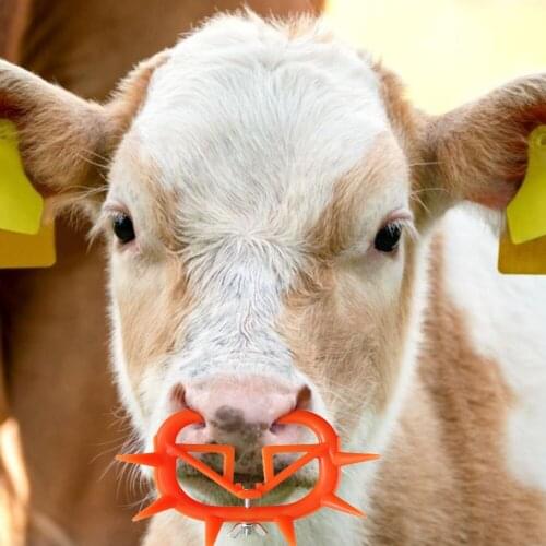 Cow Nose Weaner Stop Milking Thick Heavy Calf Cattle Nose Clip Durable Plastic Cow Nose Thorn Weaning Tool For Stopping Milking