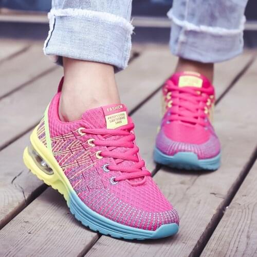 Woman Sneakers Running Shoes Female Breathable Lightweight Sport Shoes Women Fashion Cushion Casual Sneakers Walking Trainers