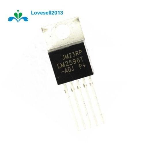 10PCS IC LM2596T-ADJ LM2596 NSC TO-220 Voltage Regulator 3A Adjustable