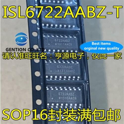 10Pcs ISL6722 ISL6722AABZ-T ISL6722AABZ 6722AABZ SOP16 in stock 100% new and original