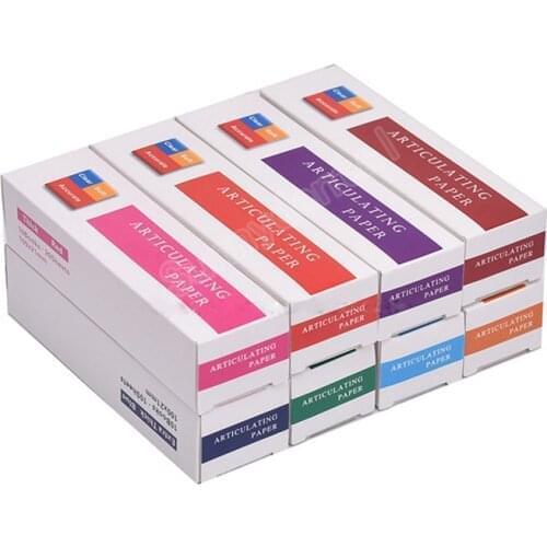 240 SHEETS Dental Articulating Paper Red Thin Articulator Paper Strips Straight Shape Oral Teeth Whitening Dentist Lab Products