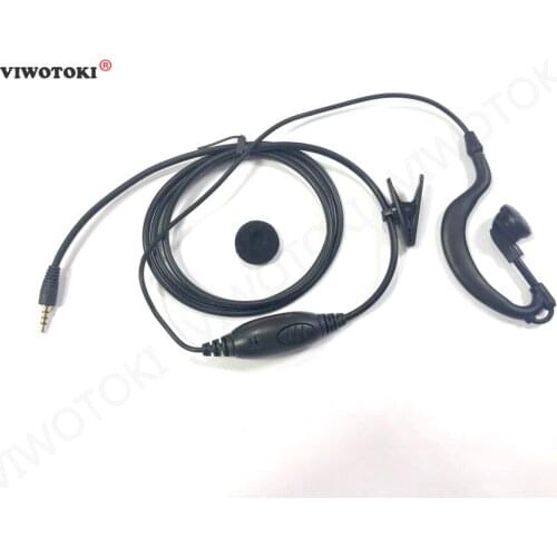 5pcs/lot PTT Earpiece for Puxing radio PX-2R PX-2R PLUS PX-A6 PX-A6 PLUS With microphone PX-2R PX-A6 headset Earphone