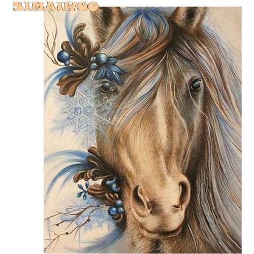 Horse Diamond Painting animal floral Full Drill 5D Nouveaute DIY Mosaic Embroidery Cross Stitch home decor picture gifts
