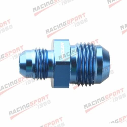 AN-8 AN8 To AN-6 AN6 Straight Reducer Adapter Fitting Adaptor Aluminum Blue