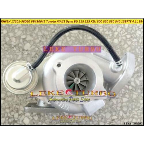 Free Ship RHF5H 17201-58060 VB430045 Turbo Turbocharger For TOYOTA HI-ACE Dyna BU 213 223 XZU 300 320 330 340 15BFTE 15B-FTE 4.1
