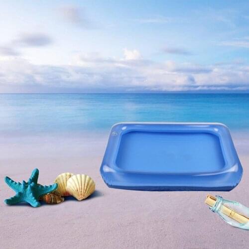 Kids Portable Inflatable Sand Tray Moldable Sandbox Indoor Magic Play Special Sand box Clay Color Mud Game Accessories Beach Toy