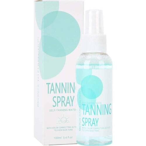 100ML Self Tanner Spray Body Black Bronze Tanning Spray Body Tanning Sunless Tan Spray