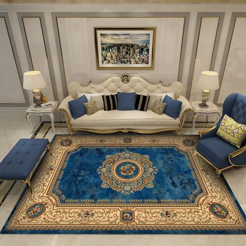 European Classical Persian Art Carpet For Living Room Bedroom Anti-Slip Floor Mat Fashion Kitchen Carpet Area Rugs