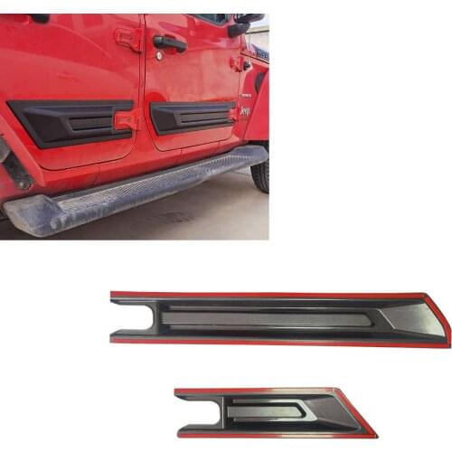 JL1205 ABS side door guard For Jeep JL for wrangler 2018+ JL 4door LANTSUN