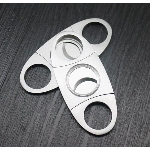 30pcs Pocket Stainless Steel Cigar Cutter Scissors Portable Cigar Cutter Knife Promotional Gift Cigar Tool Accessories Wholesale