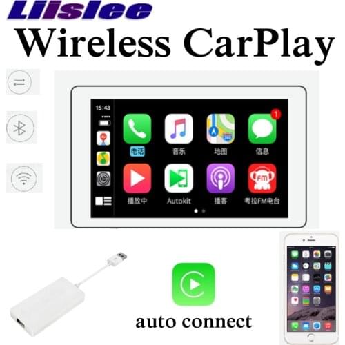 Liislee Wireless CarPlay Adapter Dongle Box auto connect Touch Screen Phone Car Radio By Head Unit For Safe Driving Control