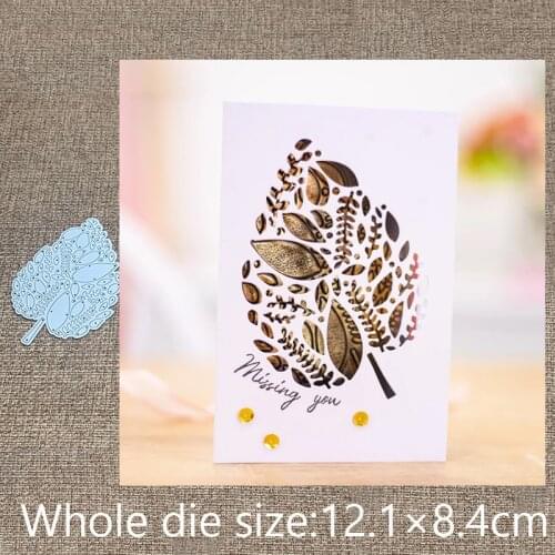 New Design Craft Metal stencil mold Cutting Dies leaf background decoration scrapbook die cuts Album Paper Card Craft Embossing