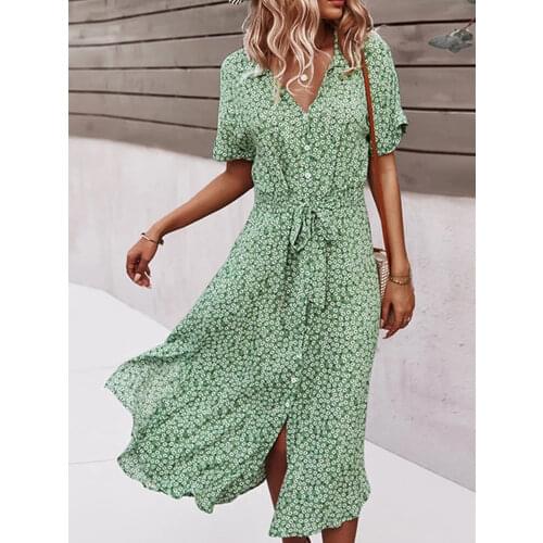 MOSHU Summer Midi Dresses
