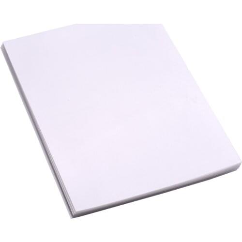 25 Sheets White Printable Shrink Films Kit Shrinky Art Film Paper Heat-Shrink Sheets Can be Printed, 8.3 * 11.4 Inches