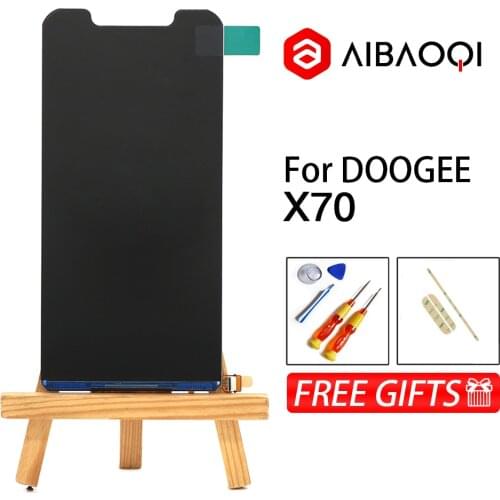 AiBaoQi Brand New Touch Screen LCD Display Frame For Doogee X50/X50L/X55/X60/X60L/X70/X95 Phone