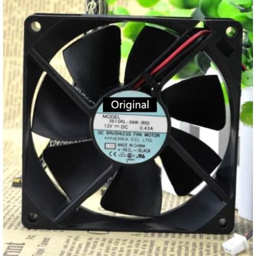 Original 100% working 3610KL-04W-B50 original authentic 12V 0.43A 9225 UPS cooling fan high quality dual ball bearing fan
