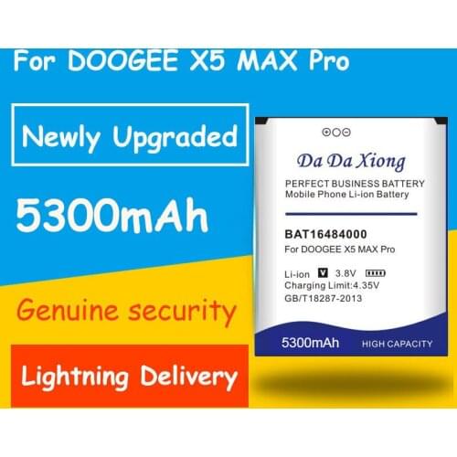 Genuine Security 3700mAh DOOGEE X5 Battery for DOOGEE X5 DOOGEE X5S DOOGEE X5 Pro Battery Replacement mobile phone battery