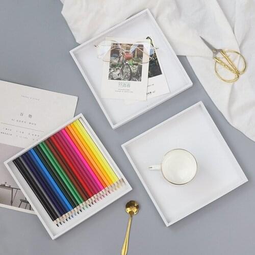 Home Storage Trays Table Minimalist Dessert Jewelry Storage Plate Office Desk Storage Trays Organizer Sundries Organizer