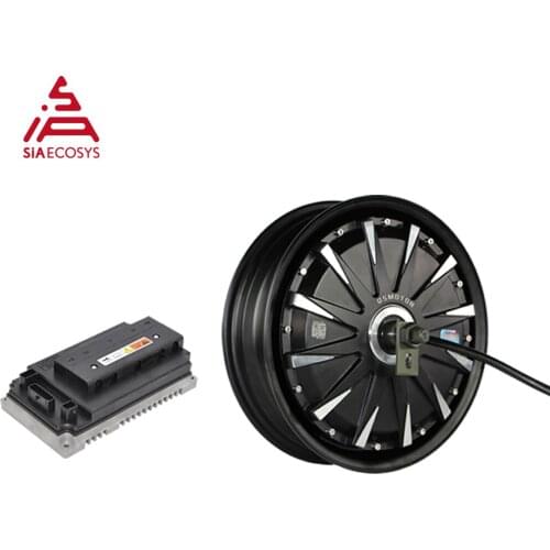 QS Motor 12inch 2000W 260 V1.12 Motor Conversion Kits 65kph BLDC In Wheel Hub Motor with EM100SP Controller for Electric Scooter
