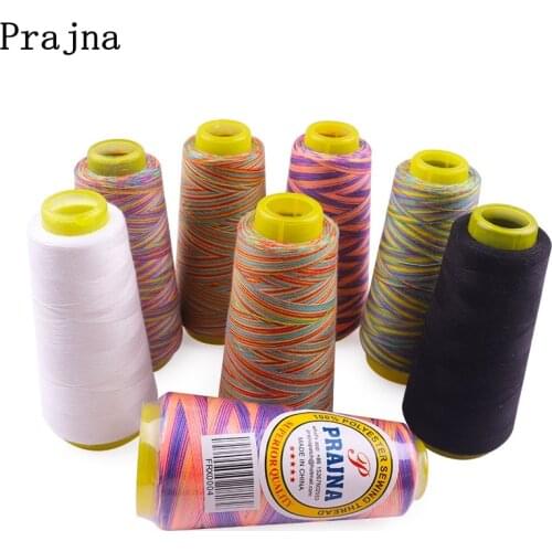 2 PCS Polyester Sewing Thread Roll Machine Hand Sewing 1500Y Each Spool Durable For Home Sewing Kit Threads For Sewing Machines