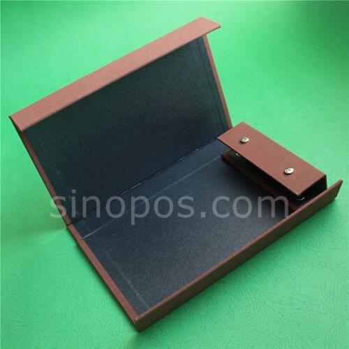 StackBook Full Cover, fabric samples cards holder textile material binding sleeve swatch stack book leather fold display binder