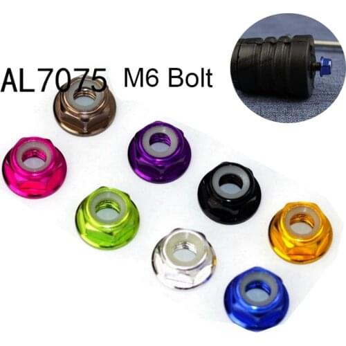 Ultralight 1.0g M6 Bolt for Brompton Bike Rear Shock 8 Colors Aluminum Alloy