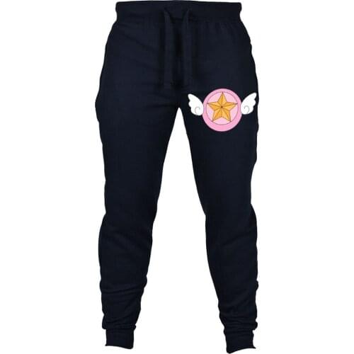Japan anime Cardcaptor Sakura pants Mens Winter Sweatpants Spring Male Casual pants cospaly cartoon pants Cotton Jogger Pants