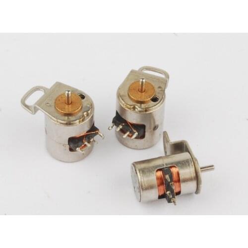 20 PCS 4 Wire 2 Phase Miniature stepper motor With a small screw D6mm X H10mm