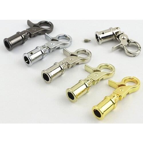 20pcs 7x45mm Metal Buckles Bag Handle Strap Belt Cap Hook Lobster Snap Clip Clasp Buckle Handbag Hanger Hardware Accessories