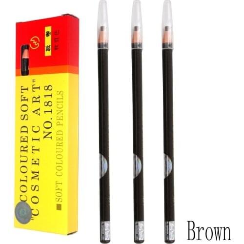 3pcs brown Eyebrow Pencil for Eyebrow permanent makeup tattoo beauty Makeup Tools Stereotypes pen eyebrow pencil