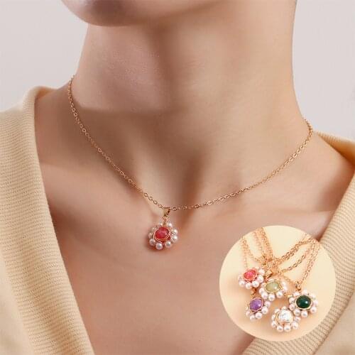 Biokia Pearl Necklaces For Women