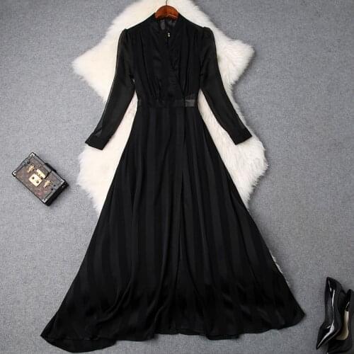 Long party Bow dress 2021 NEW spring summer Full sleeve Christmas dress Women Dress x l fashion ladies Ankle Length Club dresses