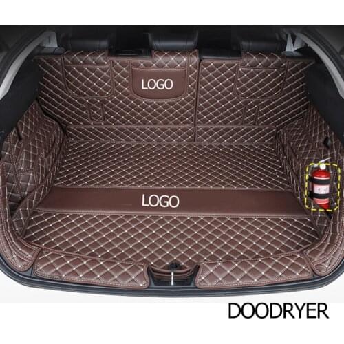 DOODRYER leather car trunk mats for Haval F7 F7x 2019 2020 2021 years cargo liner accessories interior boot