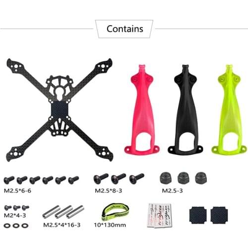 FPVRACE R316 Frame KIT 132mm Wheelbase 3MM Carbon thickness For 3 Inch FPV Racing Drone