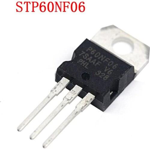 10pcs STP60NF06 P60NF06 60N06 60NF06 TO-220 integrated circuit IC