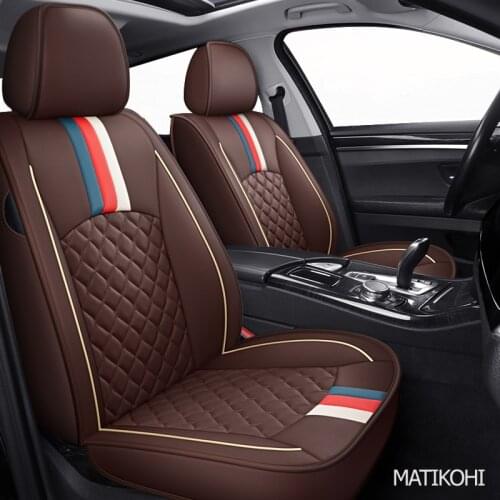 MATIKOHI leather car seat covers For lada 2114 granta xray vesta sw cross kalina kalina accessories covers for vehicle seats