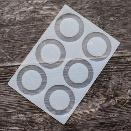 Circle Shape Silicone Chocolate Mold Bakeware Birthday Cake Cookie Decorating Tools Chocolate Mould SA35